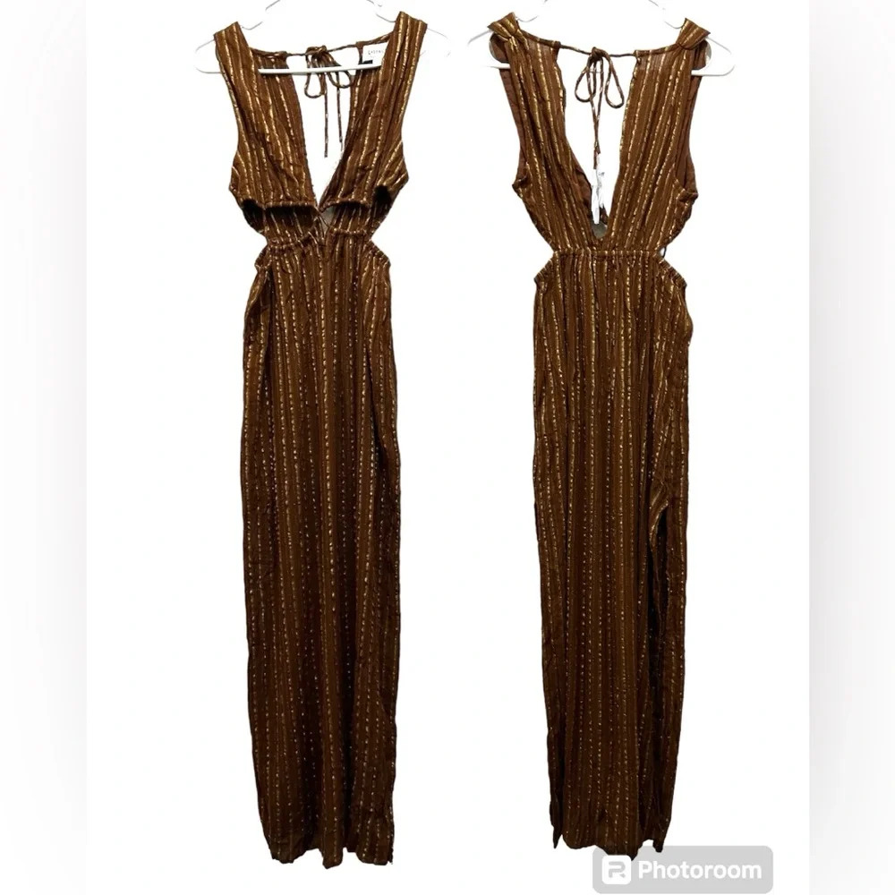 L*Space Rafael Cover-Up In Coffee NWOT XS - Picture 4 of 9